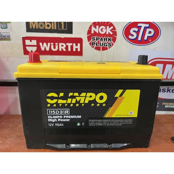 Bateria Olimpo 90ah 750cca + Izq